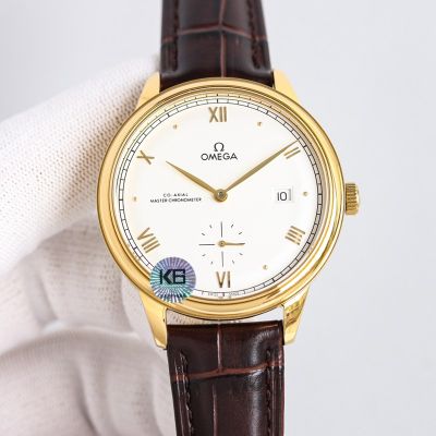 TW Factory Omega 41MM 8802 Movement Stainless Steel White/Blue Dial Watch